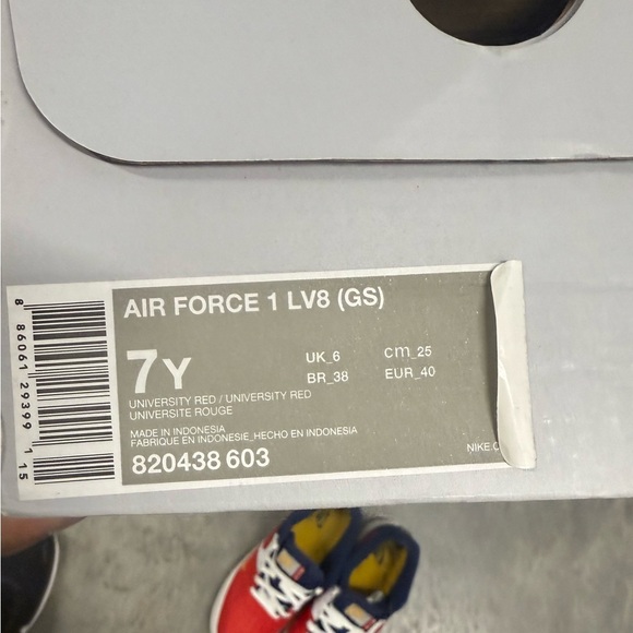 Nike Red and Blue Sneakers - Picture 5 of 5